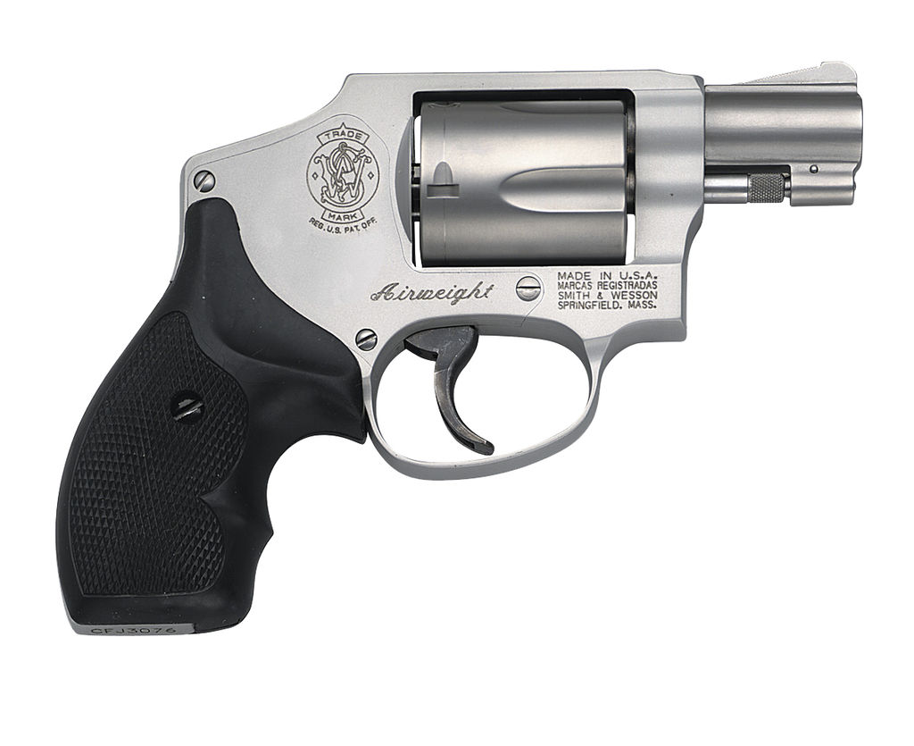 Smith & Wesson M642 Handgun .38 Special 5rd Capacity 2" Barrel Silver with Black Grip No Lock
