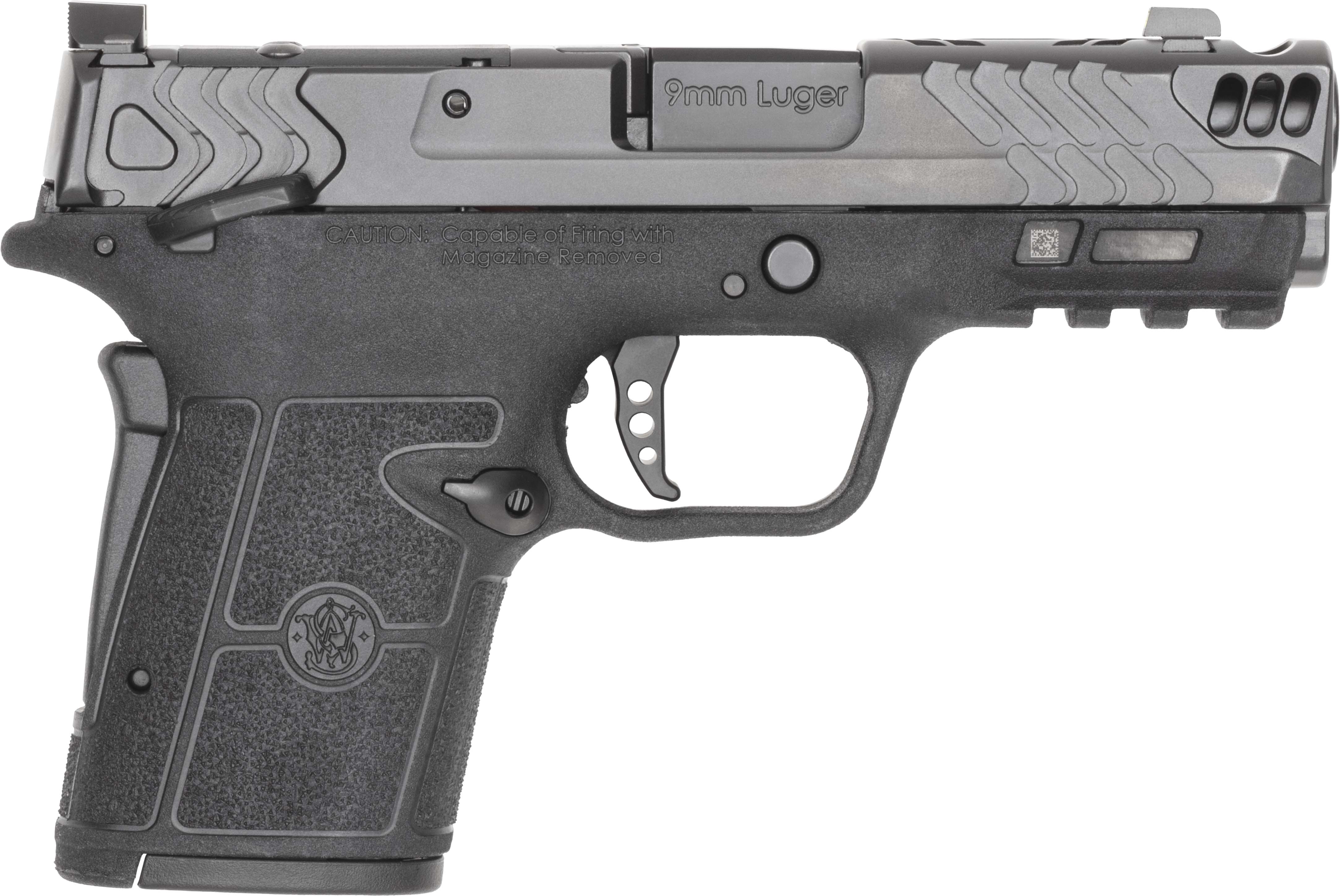 Smith & Wesson Inc. S&W PC Equalizer Carry Comp Manual Safety 9mm Luger 10rd Magazines(2) 3.675" Barrel Black