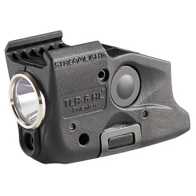 Streamlight TLR-6 HL Weapon Light with Red Laser for Glock Black