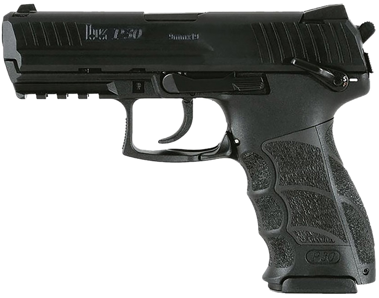 Heckler & Koch Inc. H&K P30 S V3 Handgun 9mm Luger 10rd Magazines(2) 3.85" Barrel DA/SA trigger and Manual Decocker & Safety