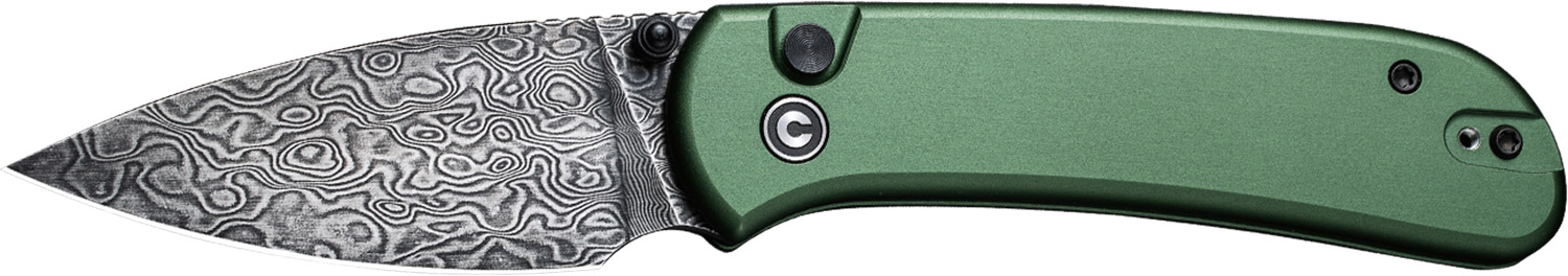Civivi CIV QUBIT GRN 2.98 DPT DMASCUS
