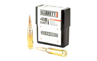 Barrett Precision Rifle ammunition .416 Barrett 500 gr PT 2850 fps 10/rd