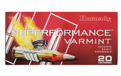 Hornady Superformance Varmint V-Max Rifle Ammunition .223 WSSM 55gr PT 2600 fps 20/ct