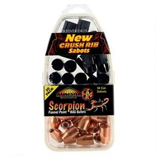 J-Ron Inc. Harvester Muzzleloading Scorpion Funnel Point MAG Bullets 50 Cal. Sabot 240 gr .451 Funnel Point Mag Bullet 20/pk