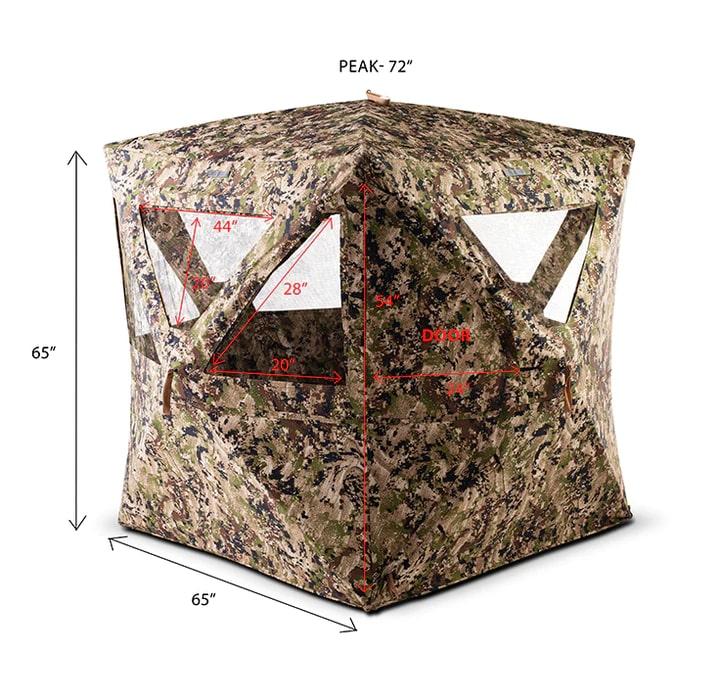 AdvenTec LLC dba Rig Em Right Outdoors Rig'Em Right HydeOut XL Blind Optifade Timber