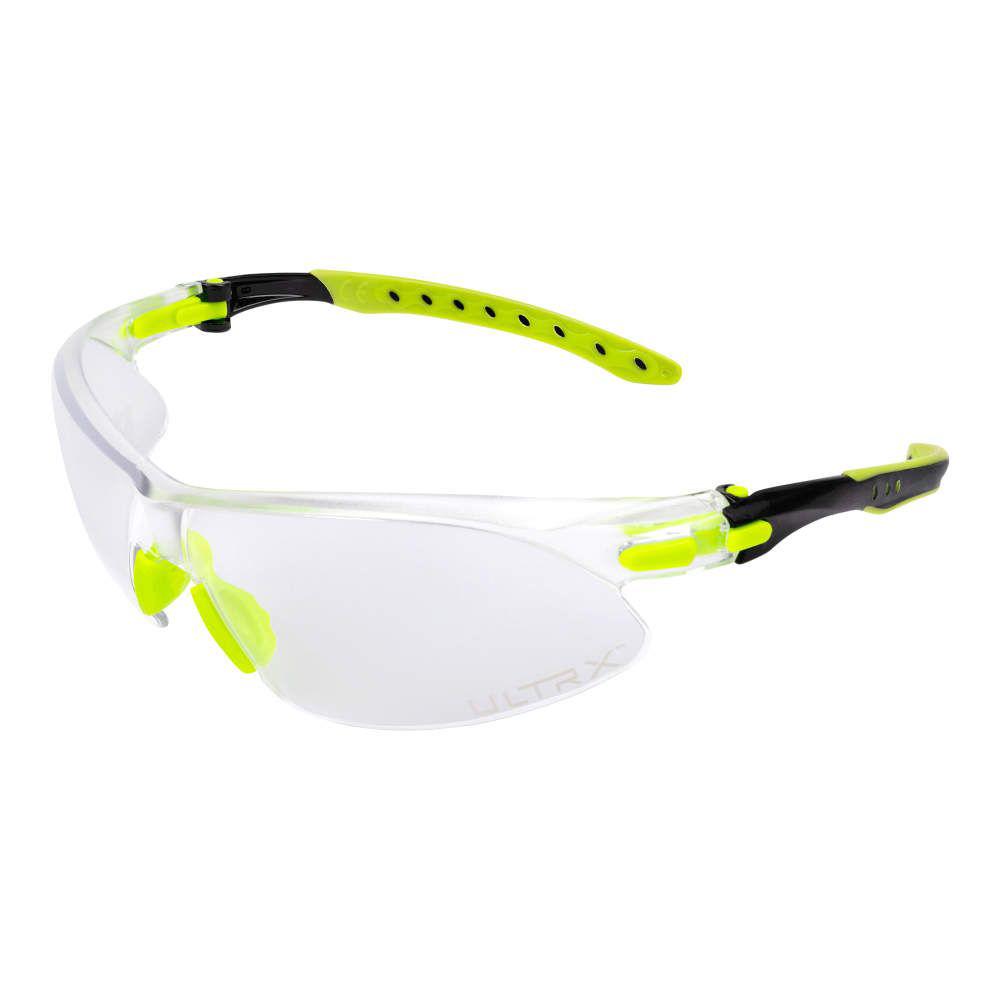 Allen ULTRX Keen Youth Safety Glasses Lime Green with Clear Lenses
