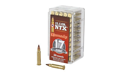 Hornady Varmint Express Rimfire Ammunition .17 HMR 15.5 gr NTX 50/ct