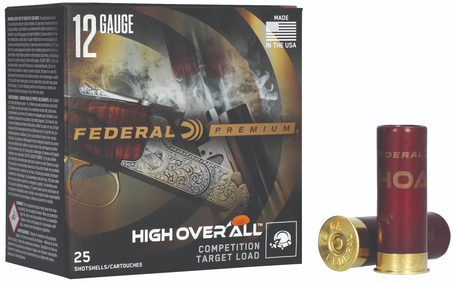 Federal Ammunition FDR 12G HOA 1-7.5 1250 25RD 10BX/CS
