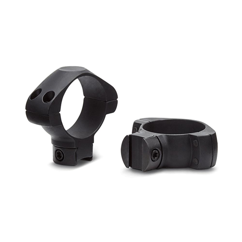Konus 2-Piece Steel Riflescope Rings for Airguns & .22 Rails 1" Low Black