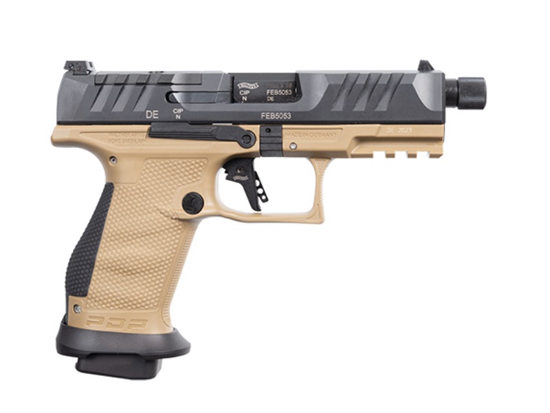 Walther PDP Compact Handgun 9mm Luger 18rd Magazines (3) 4.6" Barrel FDE Optic Ready
