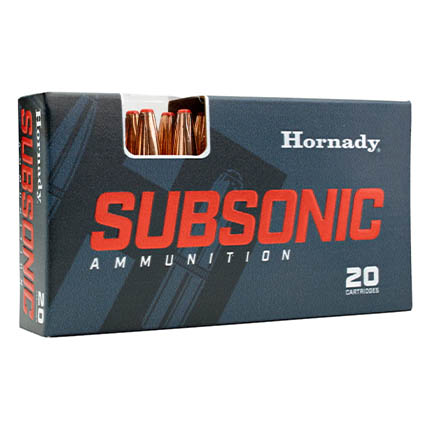 HORNADY 450 BUSHMASTER 395GR SUB-X