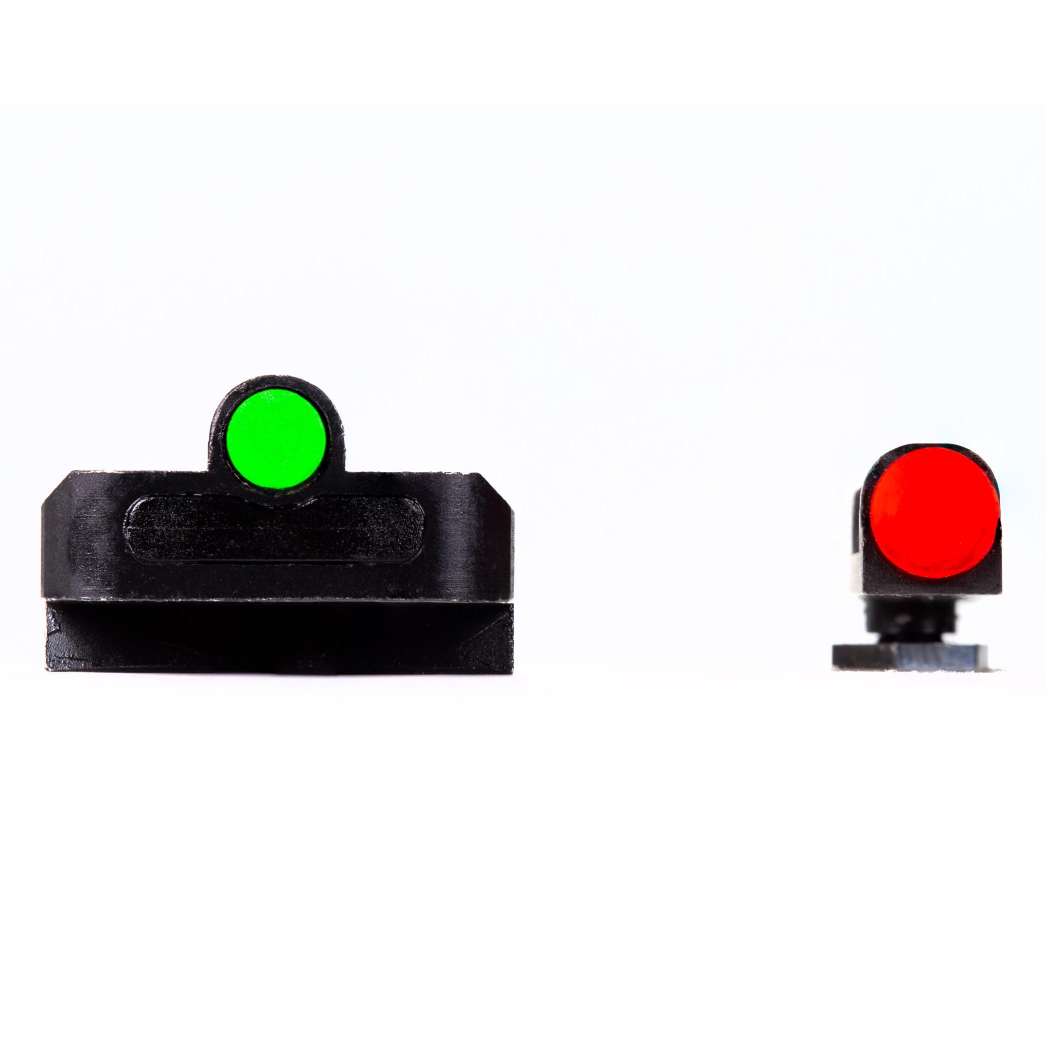 North Pass Ltd. Hiviz HI-VIZ FASTDOT H3 Red Front Green Rear Sight for Glock 9mm .40 S&W .357 Sig