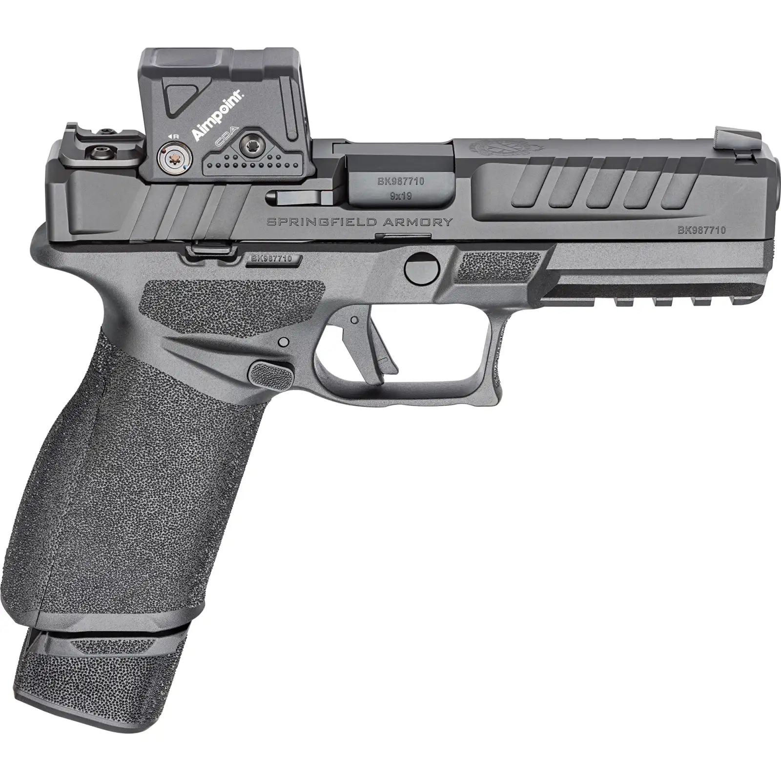 Springfield Armory Echelon 4.5F Handgun 9mm Luger 17rd (1) & 20rd (1) Magazines 4.5" Barrel Black w/COA