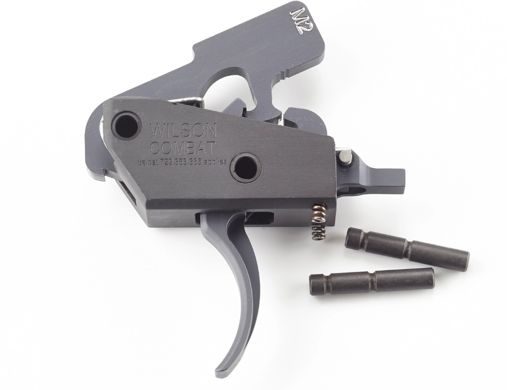 Wilson Combat AR Tactical Trigger Unit Two Stage 4-4.5 lb Curved Black