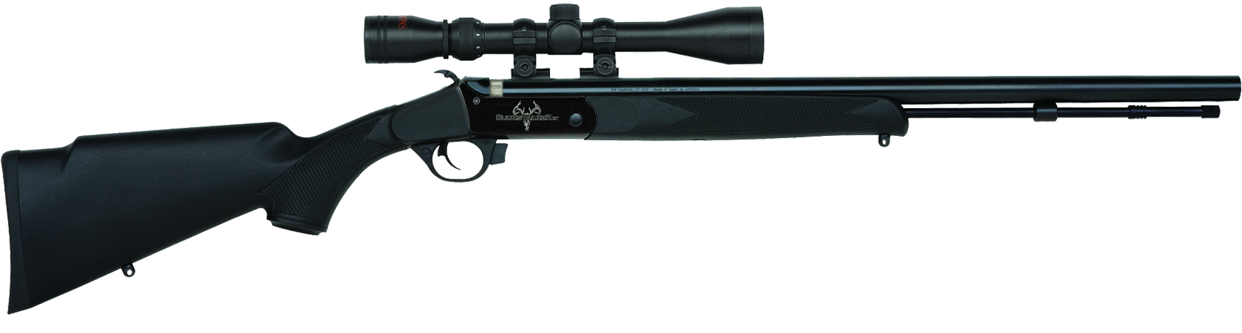 Traditions Buckstalker XT Break Action Muzzleloader 3-9x40 Scope Blued Barrel