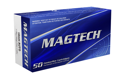 Magtech Handgun Ammunition 10mm Auto 180gr FMJ 1230 fps 50/ct