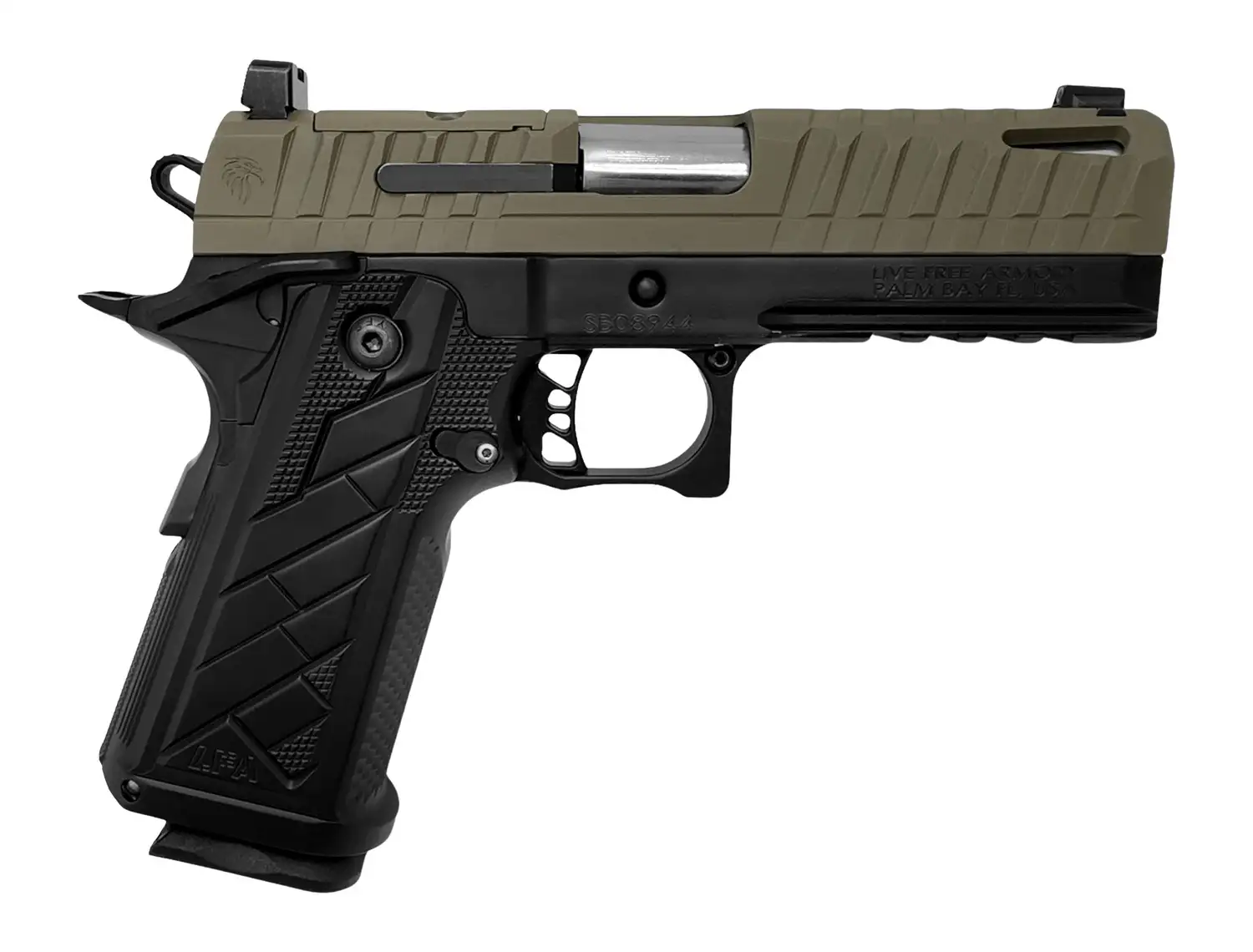 Century Arms LFA Apollo 11 Compact Handgun 9mm Luger 18rd Magazine 4.15" Barrel FDE/Black