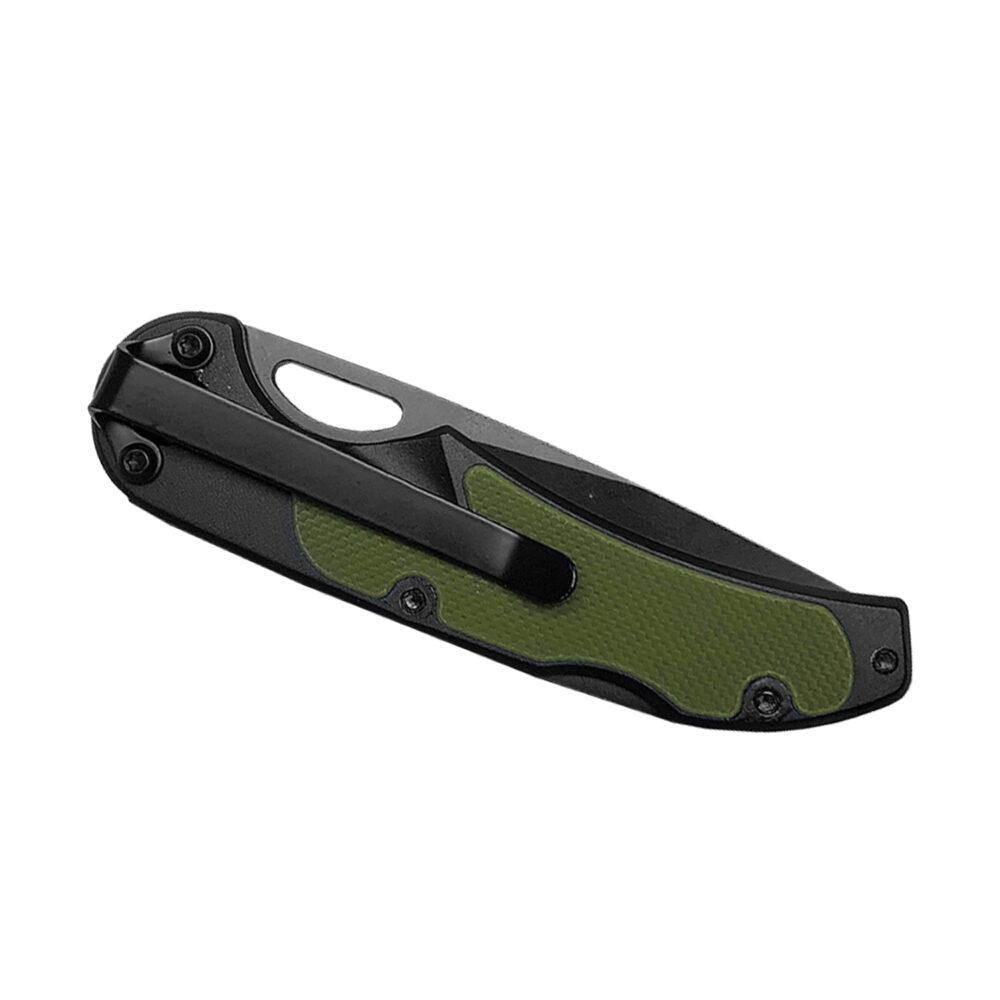 Rock Ridge Outdoors ABKT Elite Mark II Lockback Folding Knife 2-1/2" Drop Point Blade Green