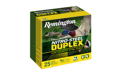 Remington Nitro-Steel Duplex Shotshells 12ga 3" 1-1/4oz 1450 fps #BB(x4) Shot 25/ct