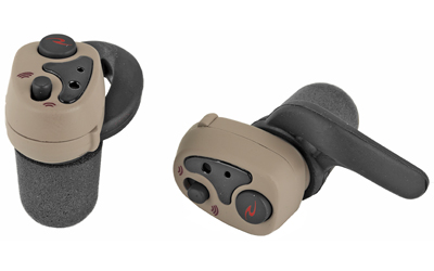 Radians Vertex Nano Wireless Electronic Earbuds 25dB Tan