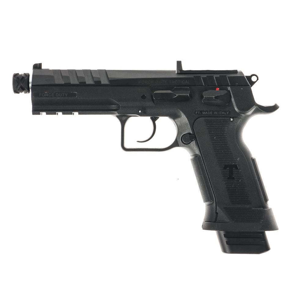 IFG Tanfoglio Force Duty Tactical Handgun 9mm Luger 20rd Magazine(1) 4.9" Threaded Barrel Rapid Sight System
