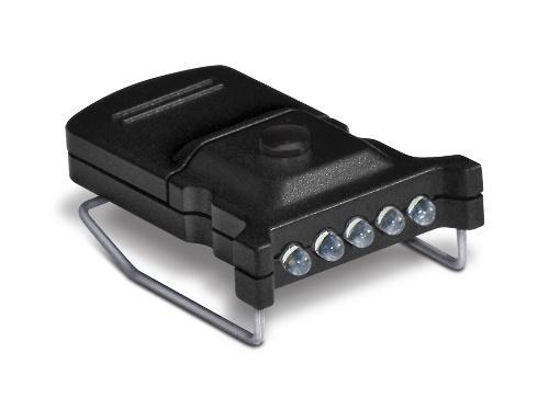Gsm Cyclops Micro Hat Clip Light - 5 LED Bulb White Black