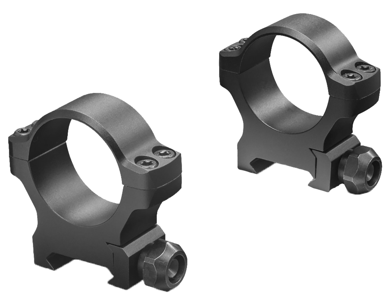Leupold 2-Piece Leupold BackCountry Cross-Slot Weaver-Style Rings 1" Low - Matte Black