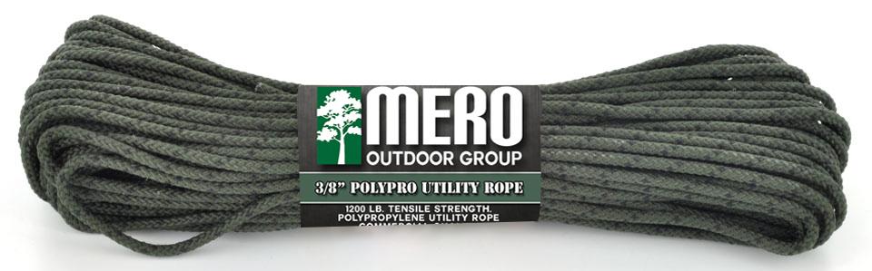 E.L. Wood Braiding Co. Inc. Mero 3/8" Polypro Utility Rope 50 ft. Camouflage