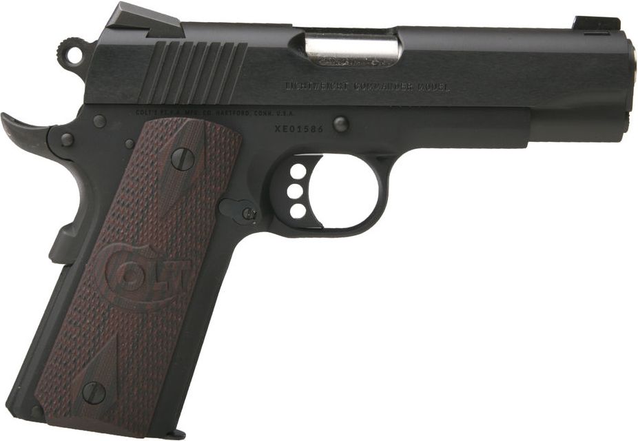 Colt Lightweight Commander Handgun .45 Auto 8rd Magazine 4.25" Barrel Anodize\Blued Finish