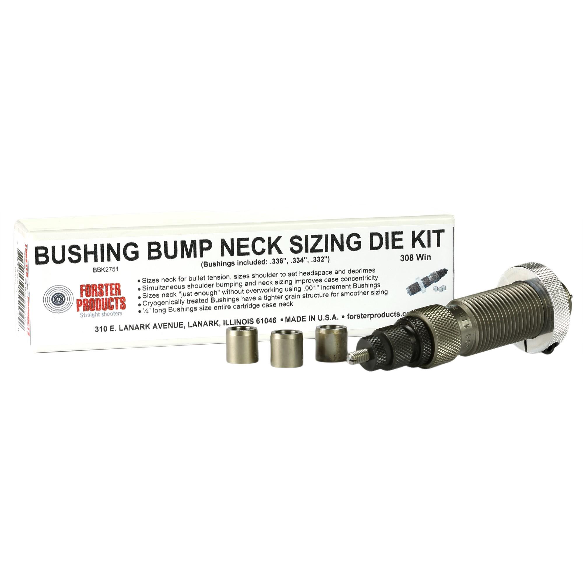 Forster Products BUSHING BUMP KIT 300 WIN MAG
