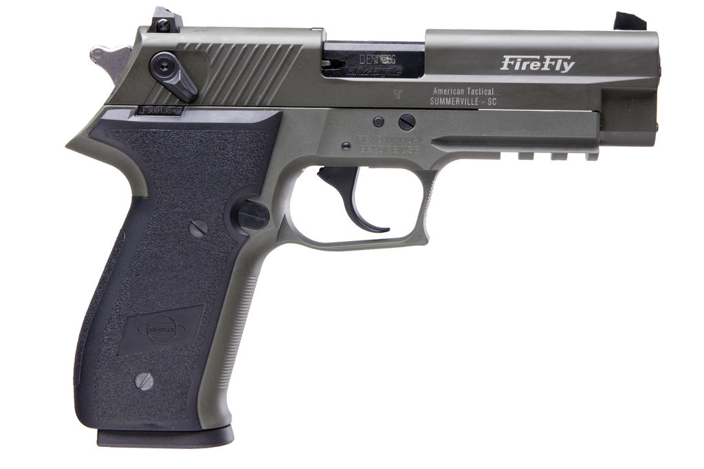 ATI GSG FIREFLY HGA .22LR GREEN 4" BL NO THREADS 10RD