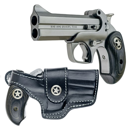 Bond Arms Ranger II Derringer w/ Trigger Guard .45 Colt/410ga. 2rd Capacity 4.25"Barrel Stainless Steel