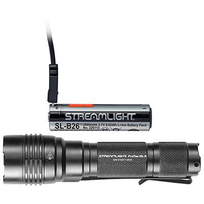 Streamlight Protac HL-X USB/Protac HL-X Flashlight Black 1000 Lumens