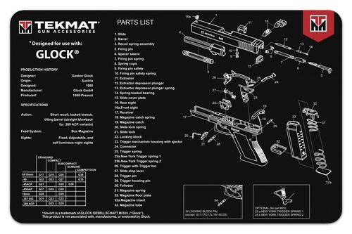 Gsm TekMat 11x17 Gun Cleaning Mat - Glock