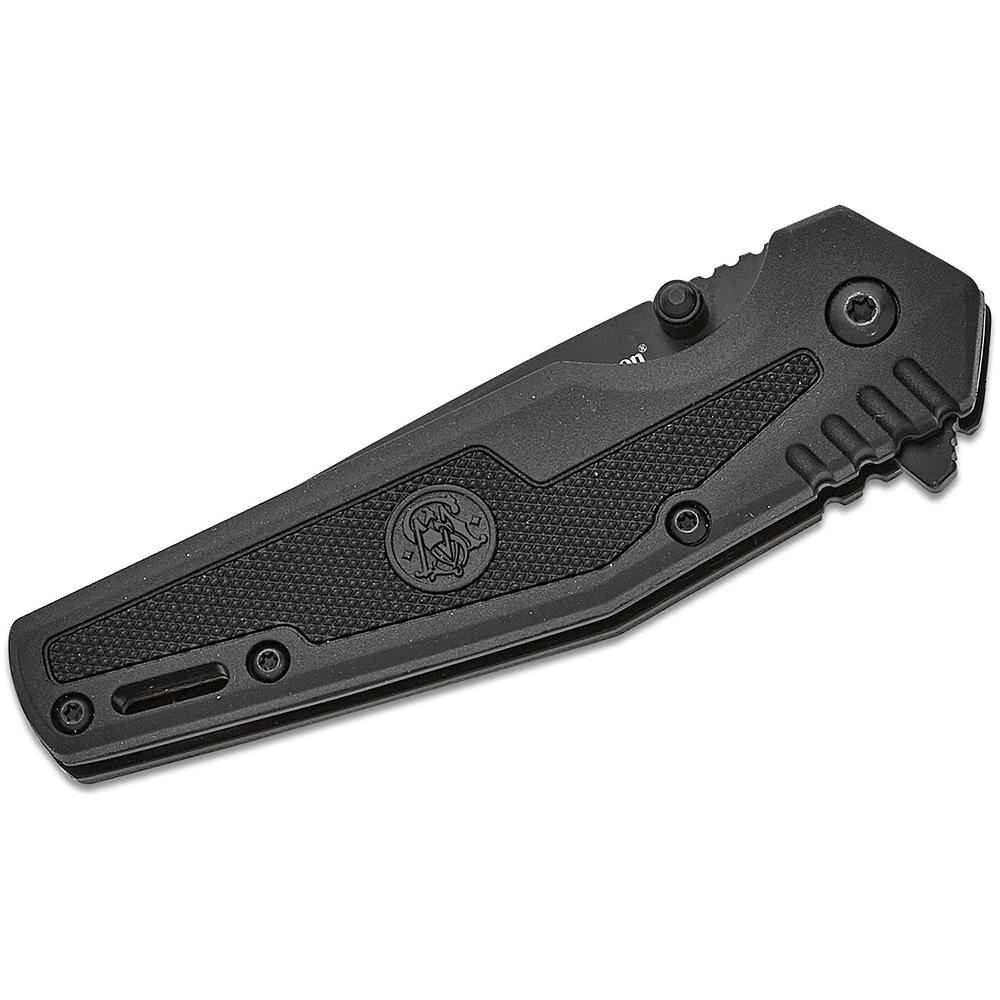 Battenfeld Knives Smith & Wesson SWAT Assisted Folding Knife 3" Drop Point Blade Black Box
