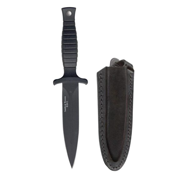 Battenfeld Knives Smith & Wesson H.R.T. Full Tang Spear Point Fixed Blade 4 3/4" Blade Black