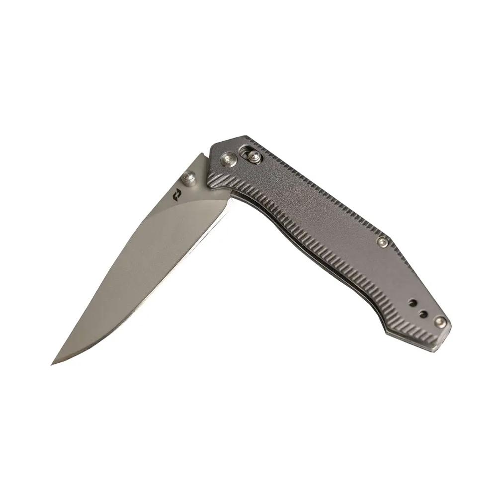 Battenfeld Knives Schrade Turnkey Pivot Folding Knife 3-2/5" Drop Point Blade Grey