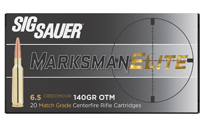 Sig Sauer Elite Match Rifle Ammunition 6.5mm Creedmoor 140 gr OTM 20/ct
