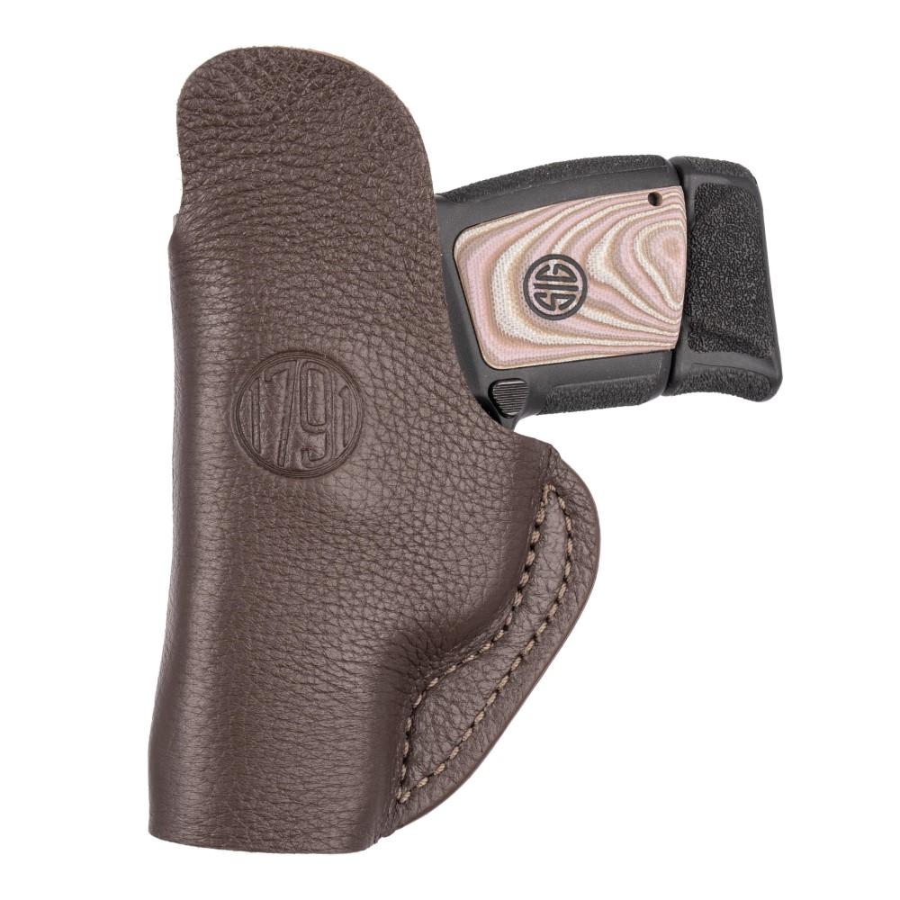2nd Amendment 1791 LLC 1791 Fair Chase Deer Skin IWB Holster Size 1 Brown LH