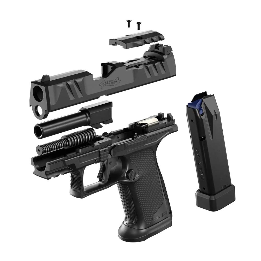 Walther PDP F-Series Pro-E Handgun 9mm Luger 10rd Magazines (3) 3.5" Barrel Black