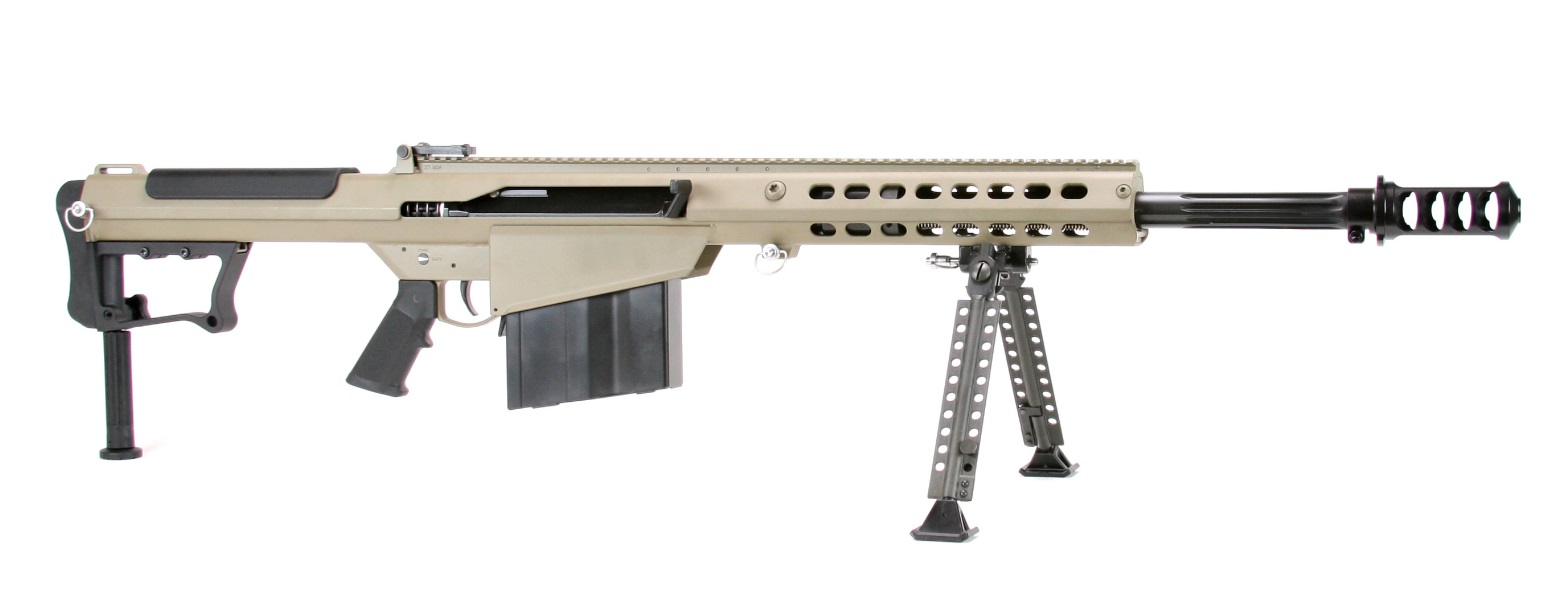 Barrett M107A1 Rife 50 BMG 10rd(1) Magazine 20" Fluted Barrel FDE Cerakote