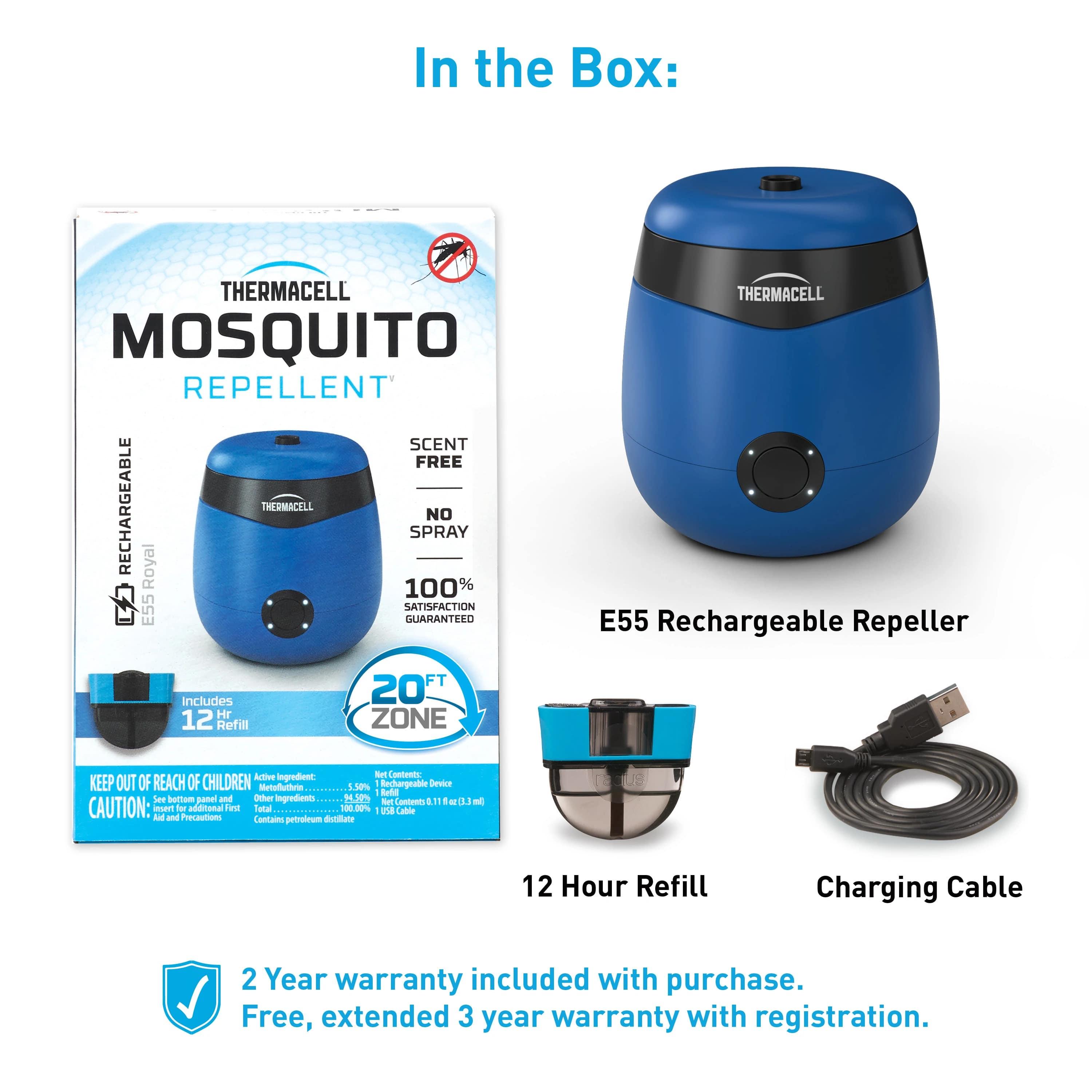 Thermacell Rechargeable Mosquito Repeller Blue
