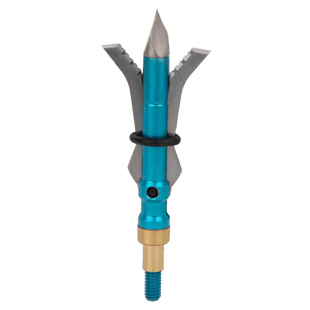 Rock Ridge Outdoors Dead Ringer Great White Broadhead 100/125 Grain 2.5" Cut Blue