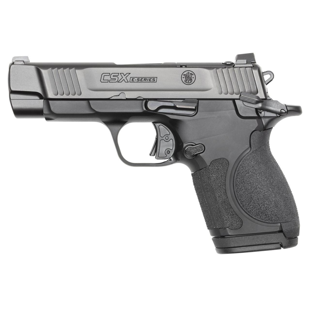 Smith & Wesson Inc. S&W CSX E-Series Handgun 9mm Luger 10rd Magazines(2) 3.6" Barrel Thumb Safety Black Slide