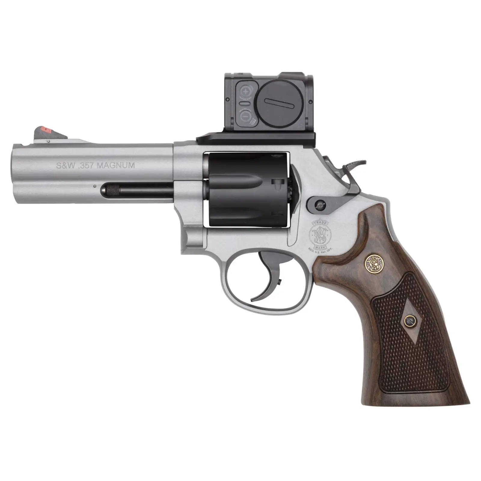 SMITH & WESSON MODEL 686 PLUS SPEC SERIES R 357MAG REVOLVER 4.12" ACRO P-2 TITANIUM, 7RD