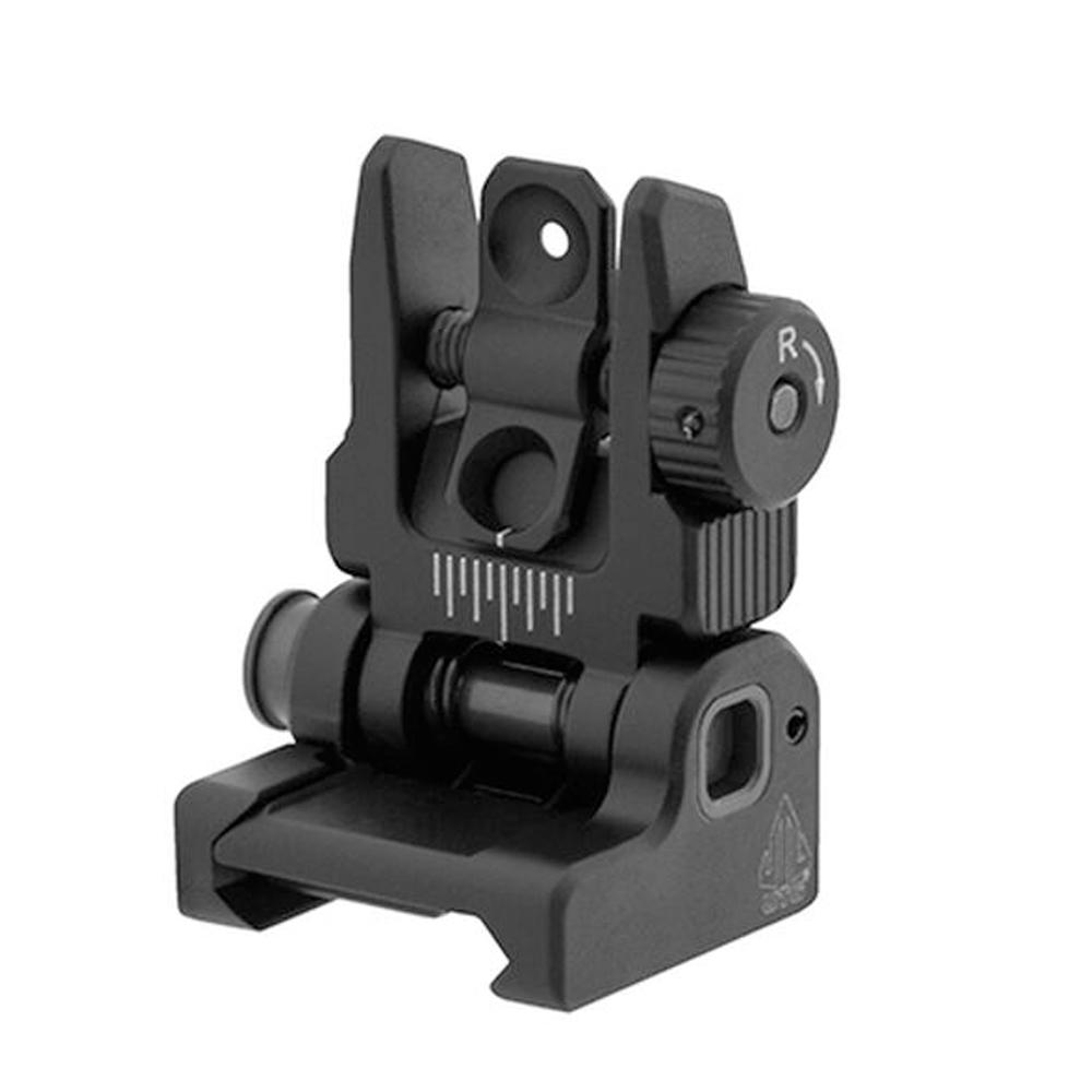 Leapers Inc. UTG ACCU-SYNC Spring-loaded AR15 Flip-up Rear Sight Black