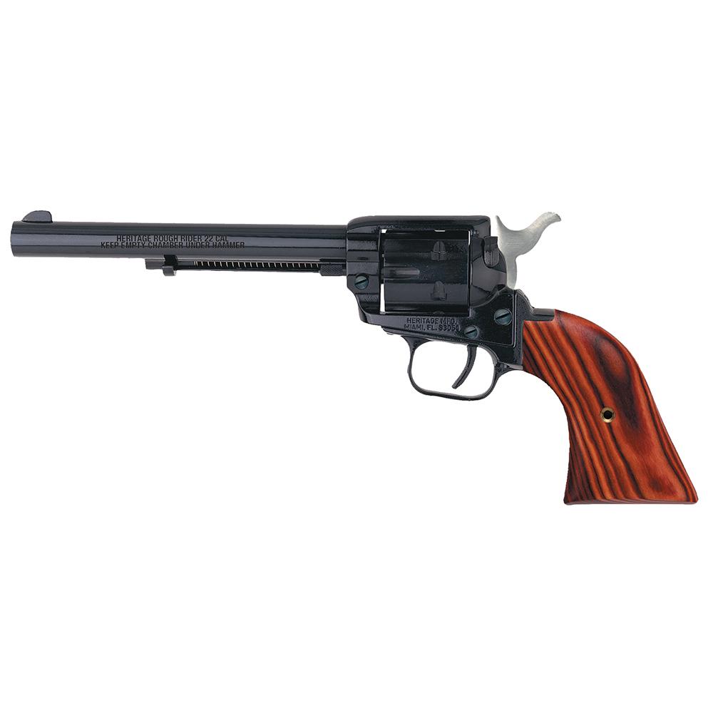 Taurus International - Heritage Heritage Rough Rider Handgun .22 LR 6.5" Barrel Black with Wood Grip