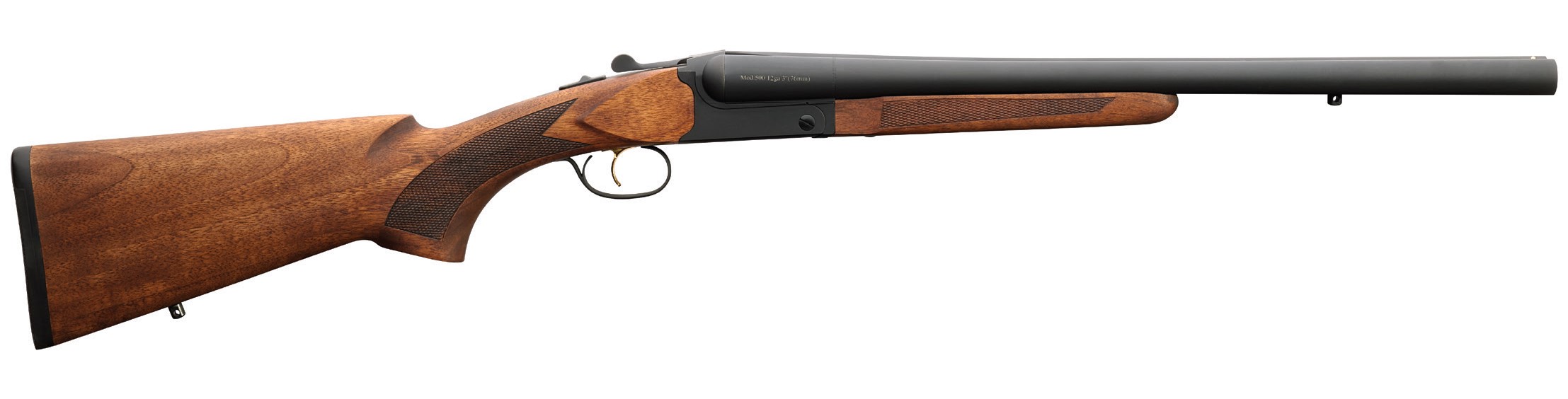 Chiappa Firearms USA Ltd Chalres Daly 500 Side By Side Field Shotgun 12gs 3" Chamber 2rd Capacity 20" Barrel Walnut Stock