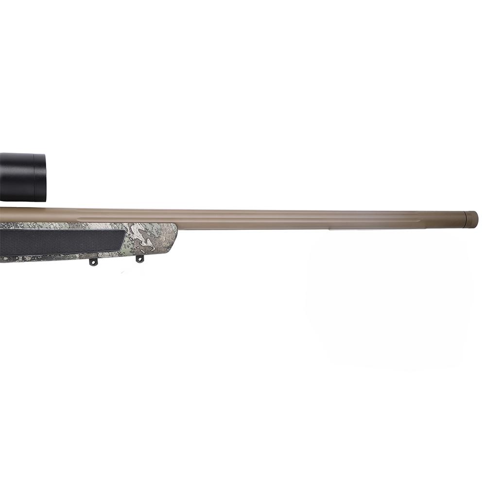 CVA Accura LR-X Muzzleloader Rifle .50 cal 30" 3/4x20 Threaded Barrel FDE Nitride TrueTimber Strata KonusPro 4-12x44 & VariFlame
