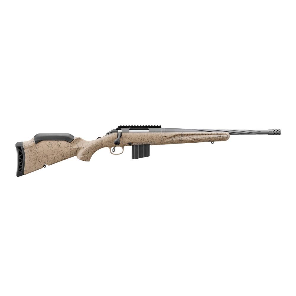 Sturm Ruger & Co Ruger American Gen II Ranch Rifle 6.5 Grendel 10rd Magazine 16.1" 5/8x24 Threaded Barrel FDE